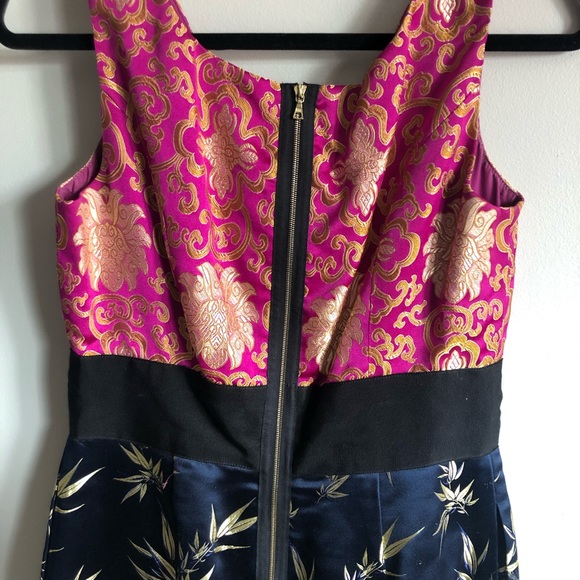 Phoebe Couture Mixed Print Dress - Picture 3 of 4